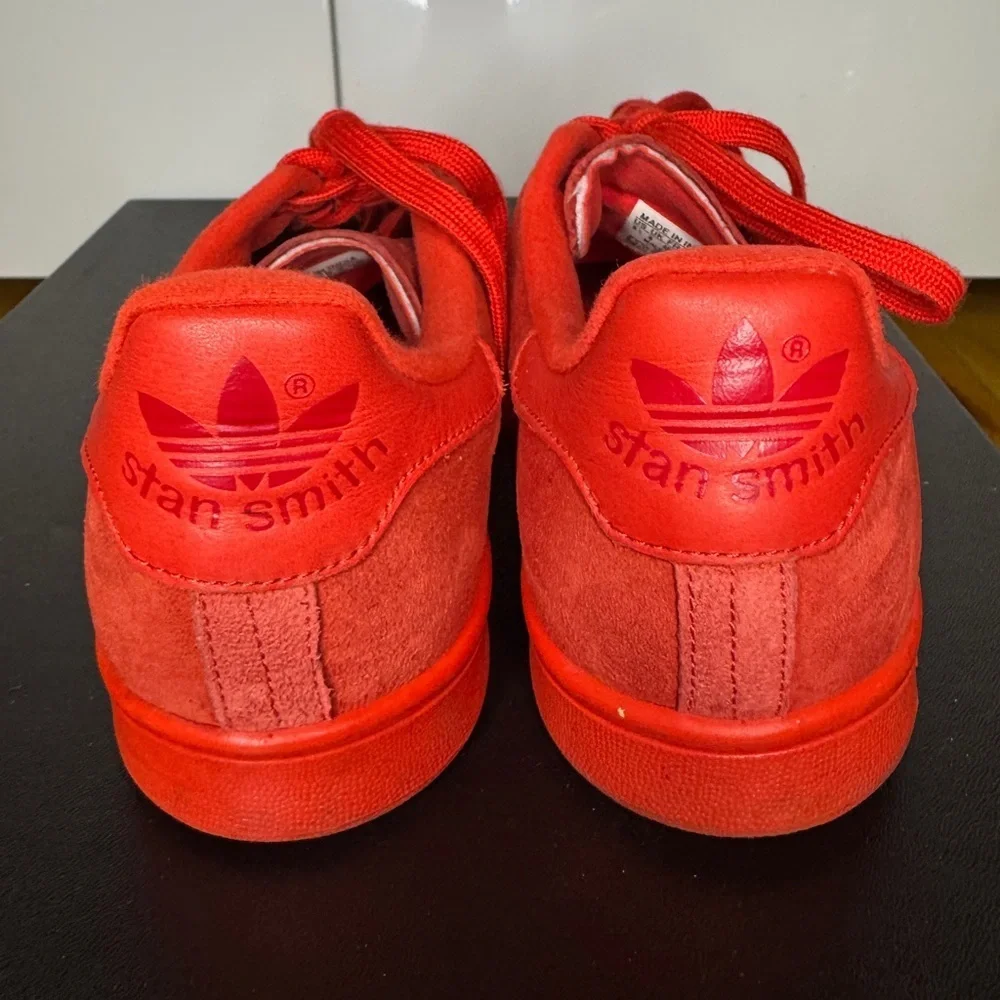 Adidas Red Suede Sneakers size 9.5 great shape​​ - Picture 4 of 9